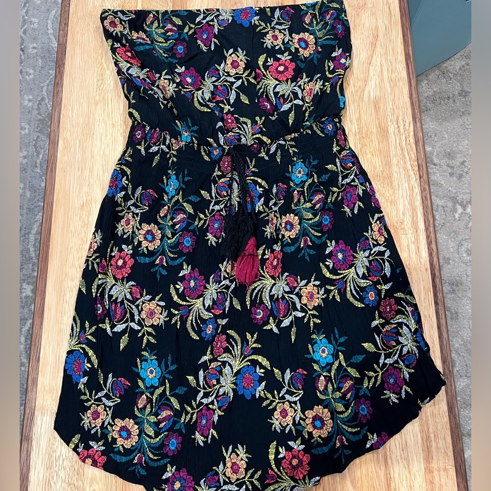 Strapless summer dress